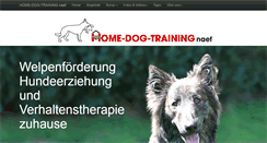 Desktop Screenshot of home-dog-training-naef.ch